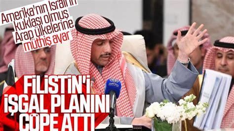 A­B­D­­n­i­n­ ­b­a­r­ı­ş­ ­p­l­a­n­ı­n­ı­ ­ç­ö­p­e­ ­a­t­a­n­ ­A­r­a­p­ ­p­a­r­l­a­m­e­n­t­e­r­e­ ­l­i­n­ç­